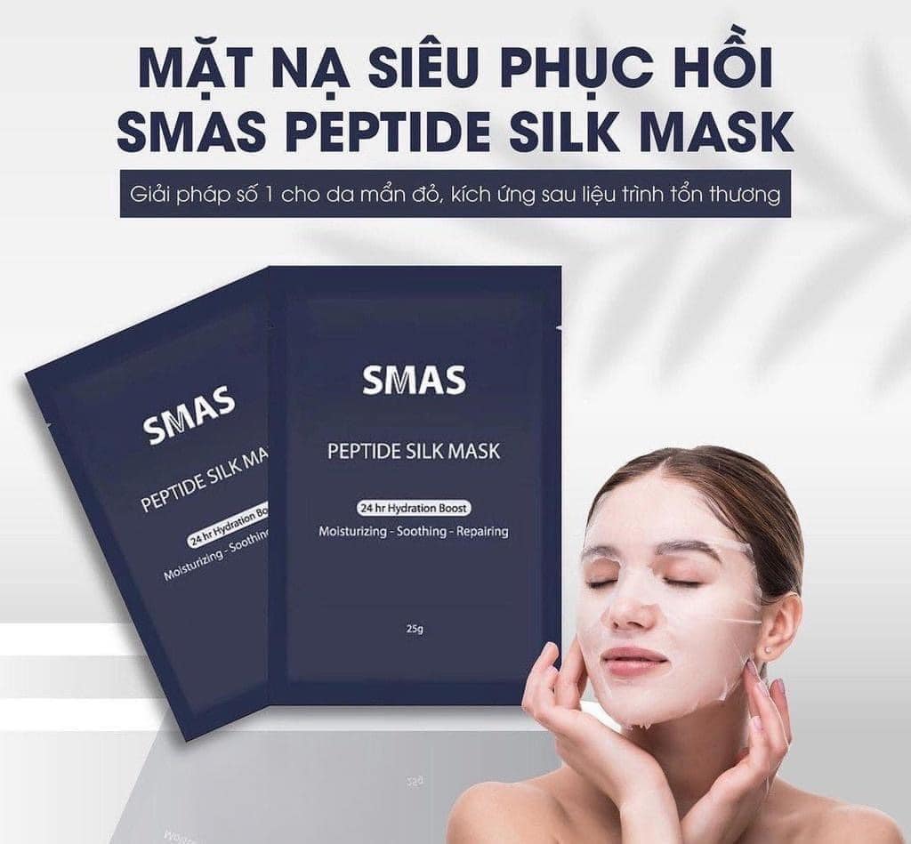 Mặt Nạ Phục Hồi Cấp Ẩm Cao Cấp Smas Peptide Silk Mask