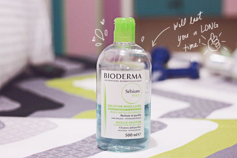 Tẩy trang Bioderma Sebium xanh lá 500ml sử dụng cho mọi loại da
